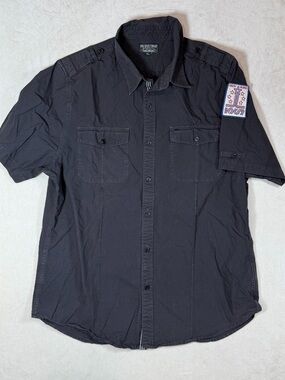 Polo Ralph Lauren 67 Military Polo Country Insane Patch Black Short-Sleeve Shirt